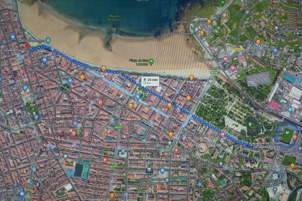Appartamento Franpavi Gijón Esterno foto